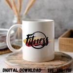 Fitness T-shirt Design Print