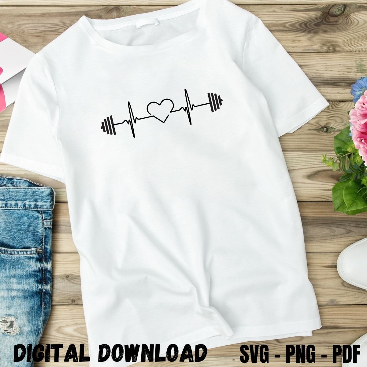 Gym Motivational T-shirt Design Print