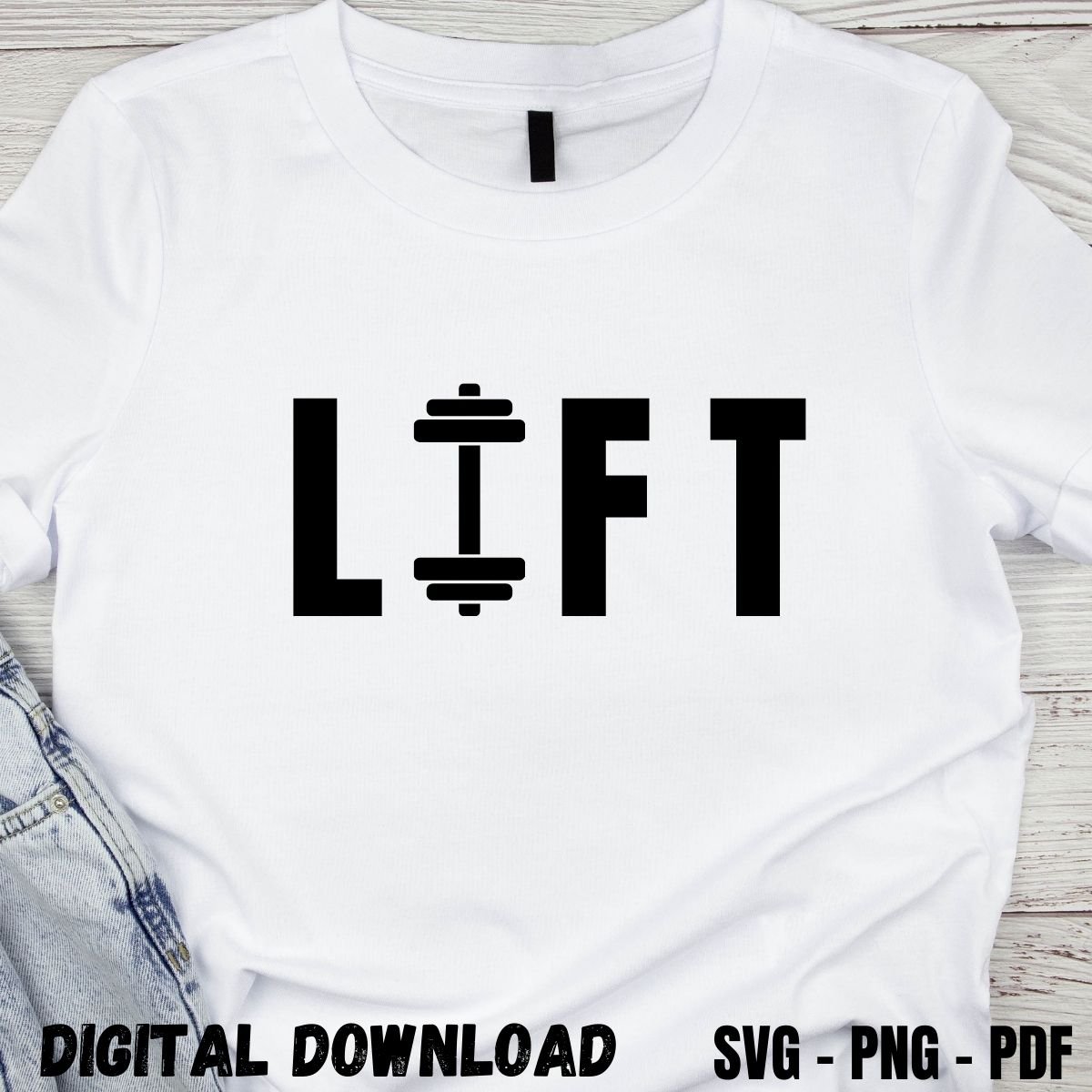 Gym Quotes T-shirt Print Gear LIFT