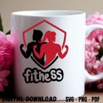 Fitness Enthusiasts Mug Design Print