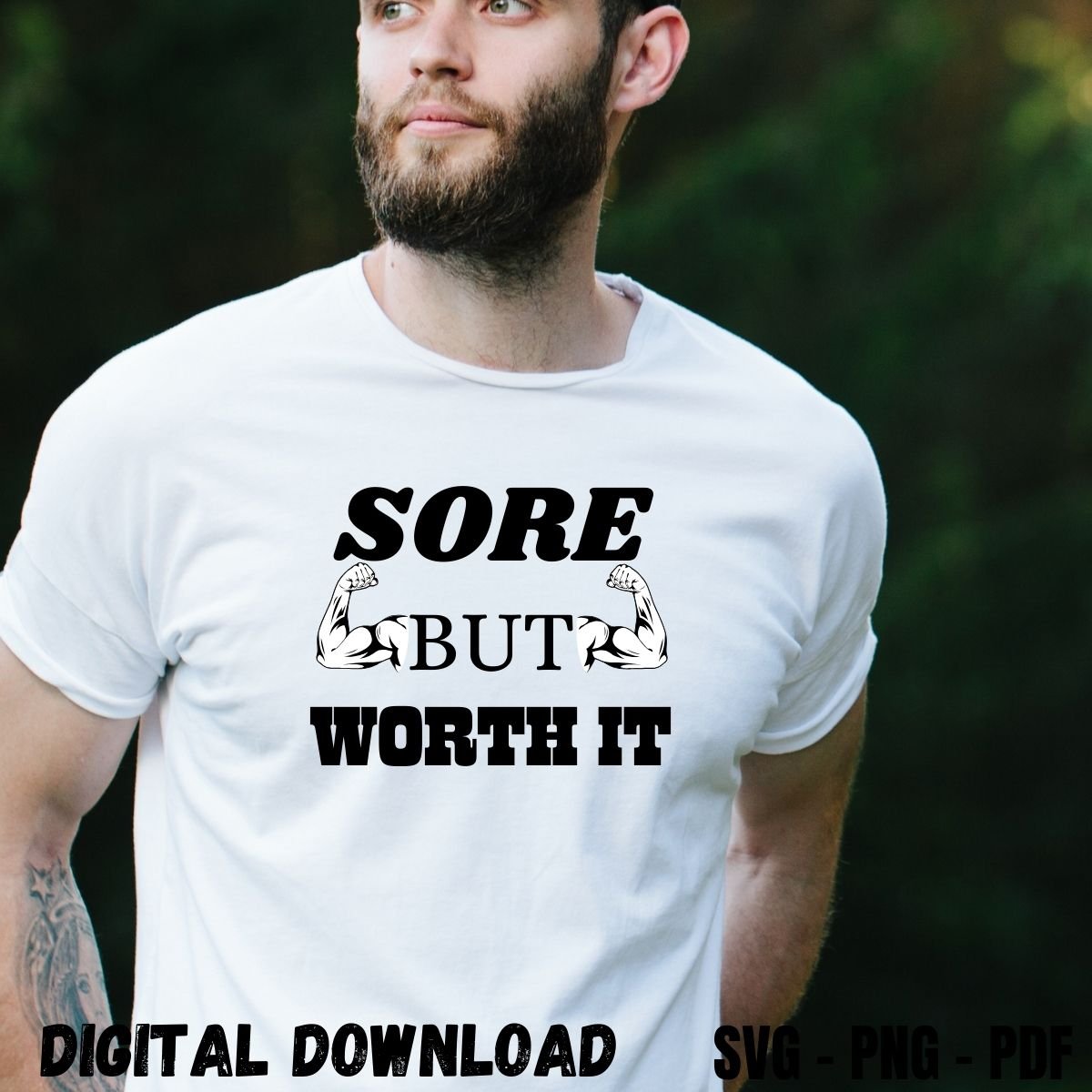 Gym T-shirt Design Prints Sore But Worth It