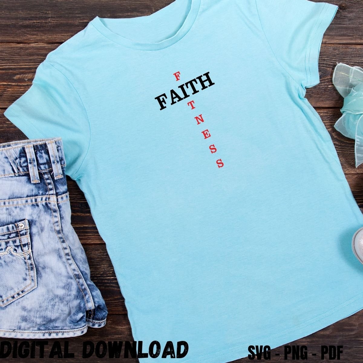 Fitness Faith T-Shirt Design for Gym Lovers
