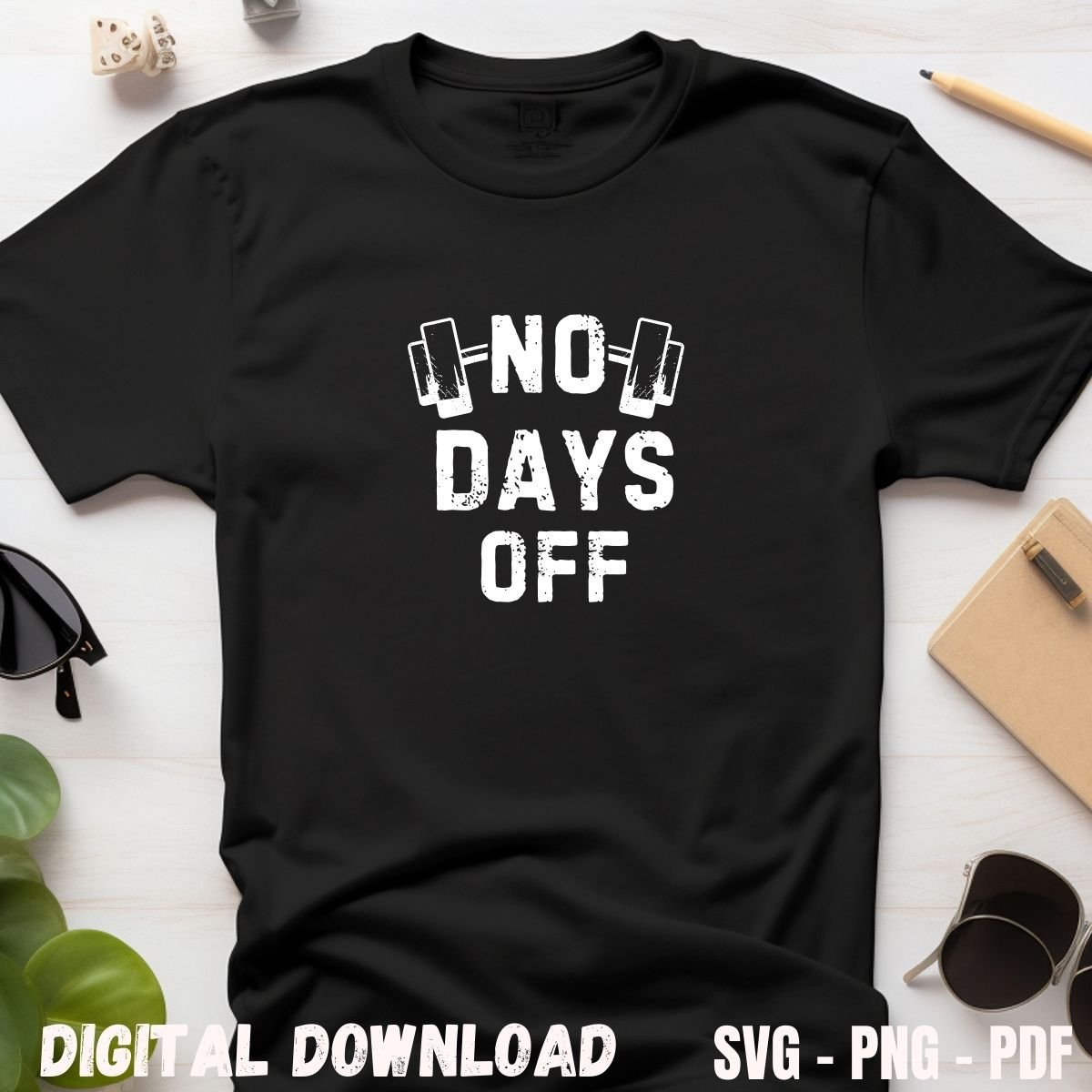 Gym Motivational T-shirt Design Print