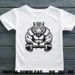 Tiger T-Shirt Design for Bodybuilders