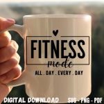 Gym Motivational T-shirt Design Print