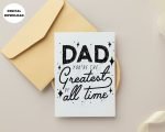 Card for Dad You Are Greatest of All Time