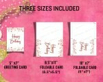 Floral Happy Birthday Card