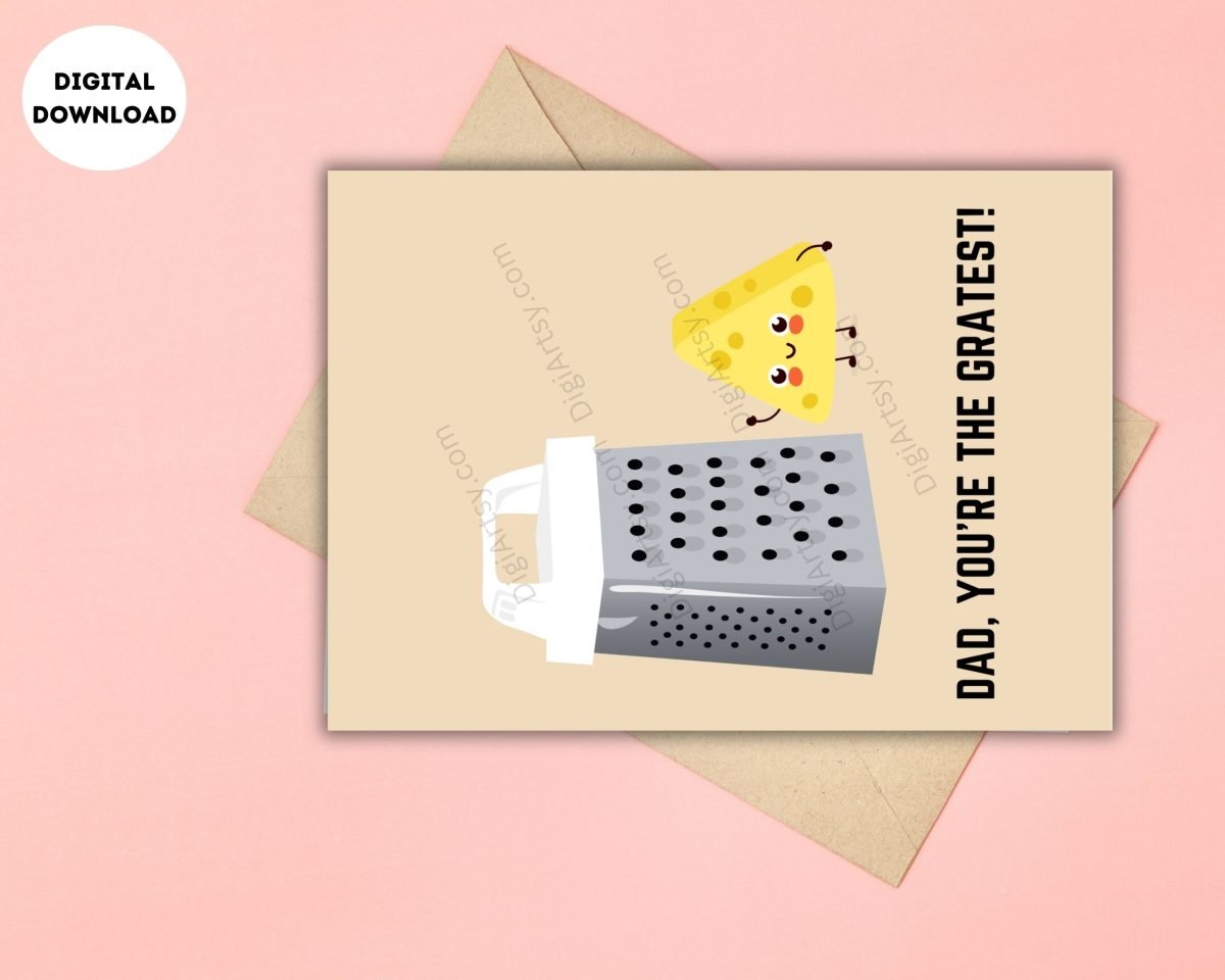 Dad You are the Greatest Digital Card Print