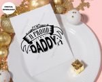 I am Proud Daddy Greeting Card Print