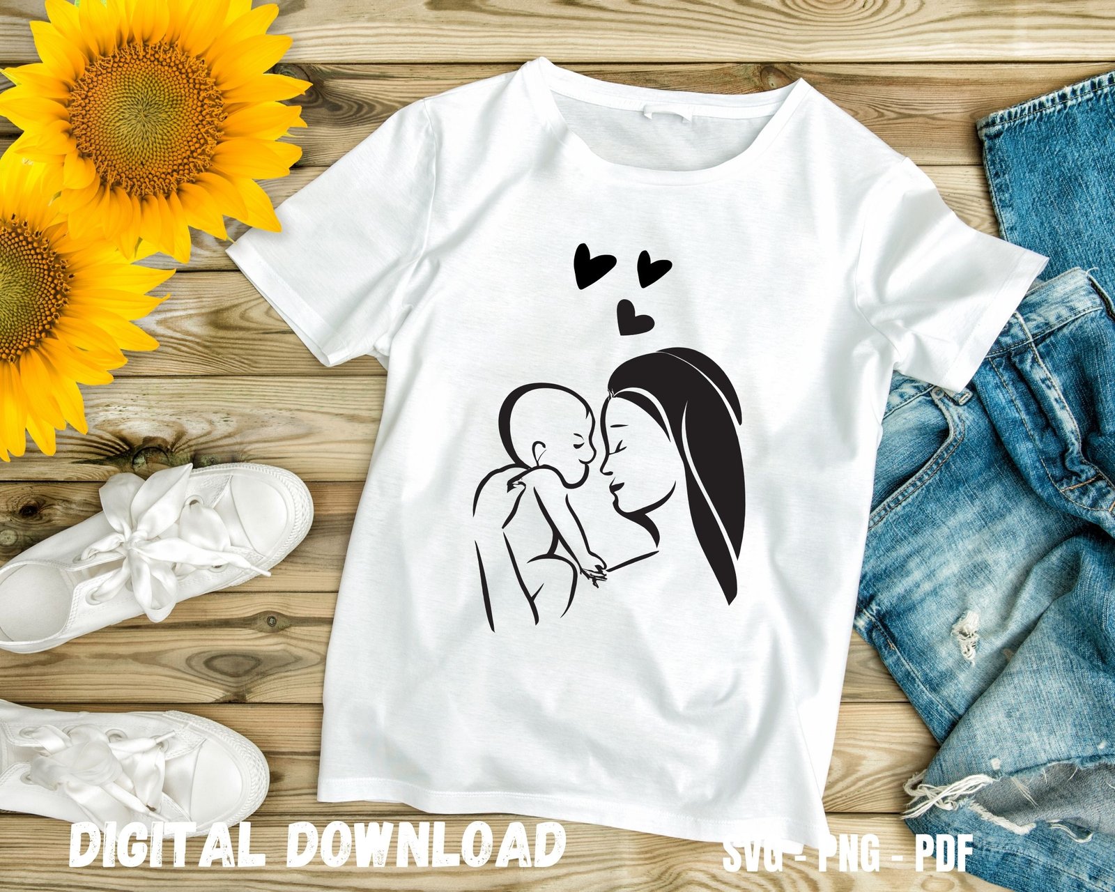 Happy Mother T-shirt Design Print