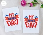 My Super Dad Card Digital Print