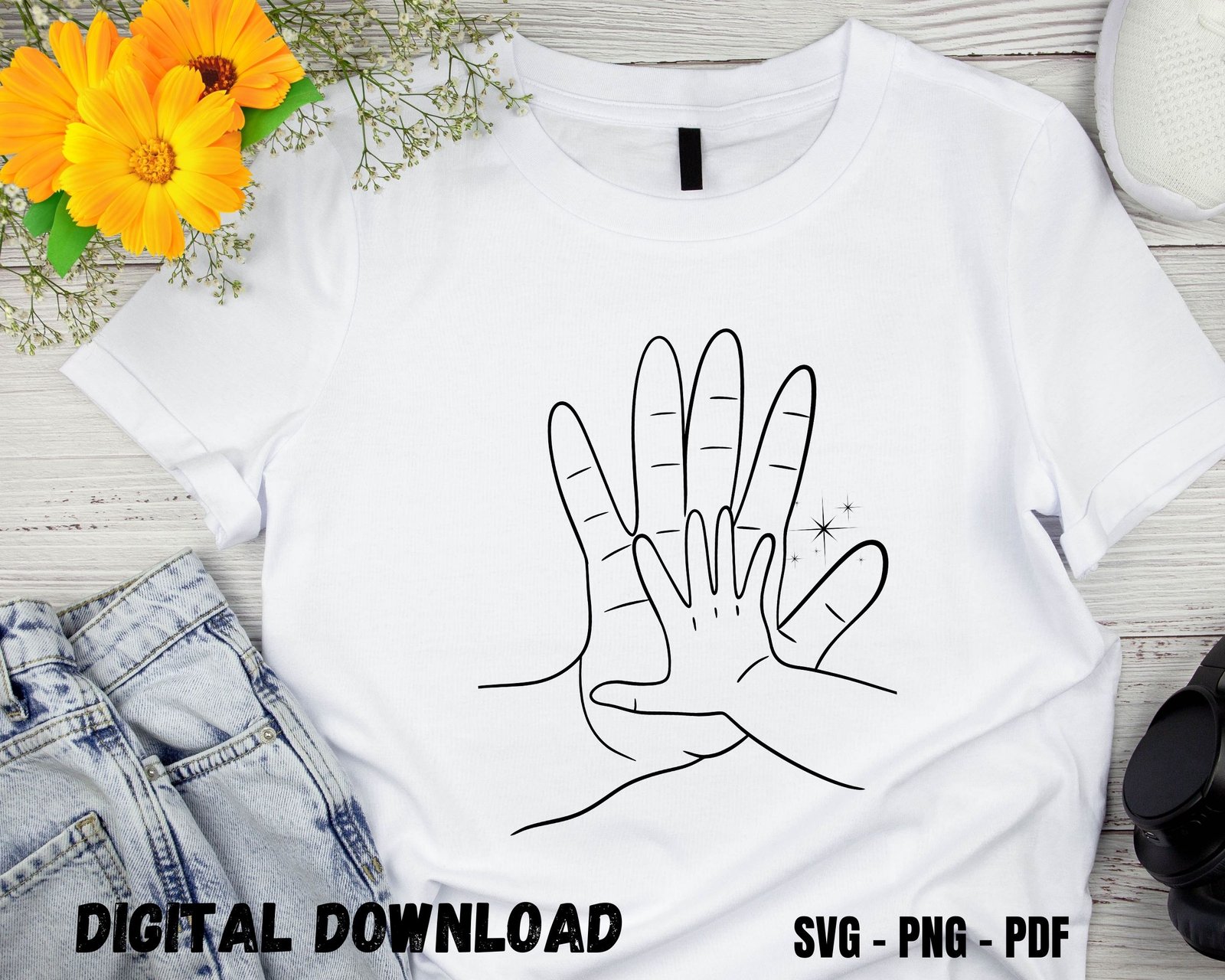 Hi Fi Baby and Dad Tshirt Design for Kids