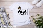 Beautiful Girl Mama T-shirt Design for Mom