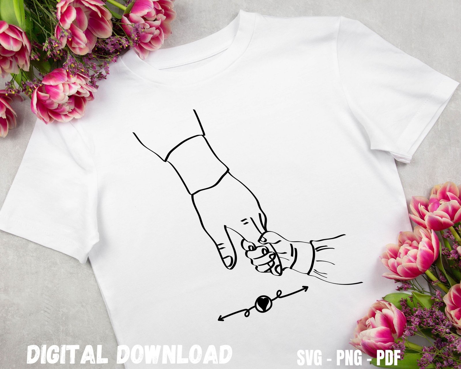 Baby Holding Dad Tshirt Print for Kids