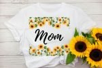 Floral T-Shirt Design for Mother