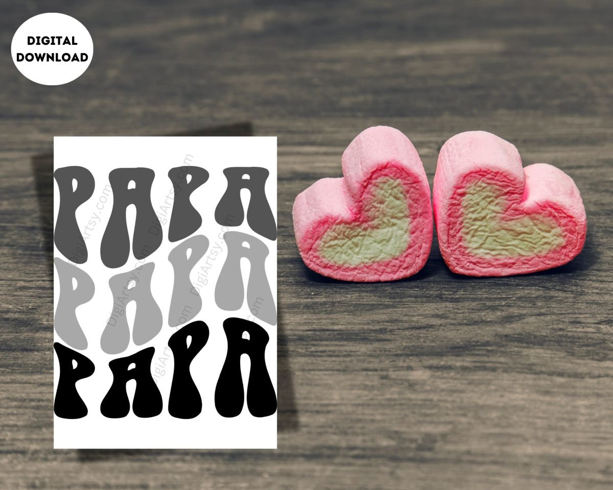 Papa Printable Greeting card for Dad