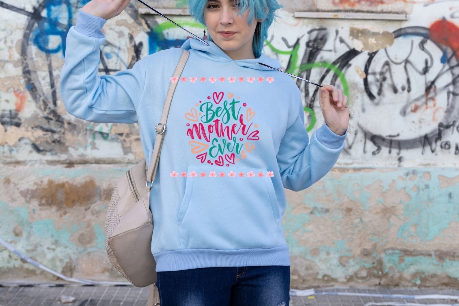 Joyful Best Mother Ever T-shirt Print Design - Image 6