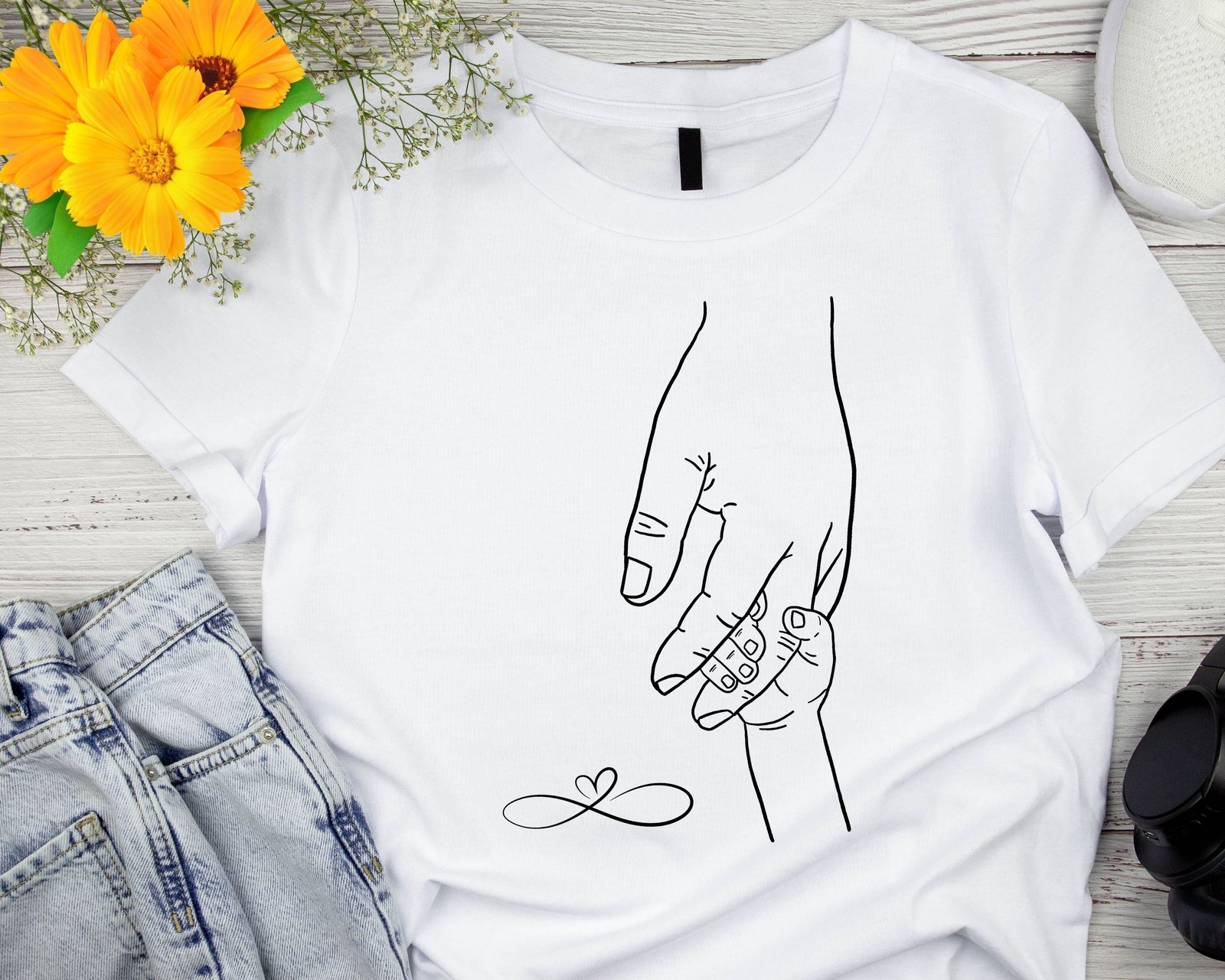 Dad and Kid Sublimation Design Print