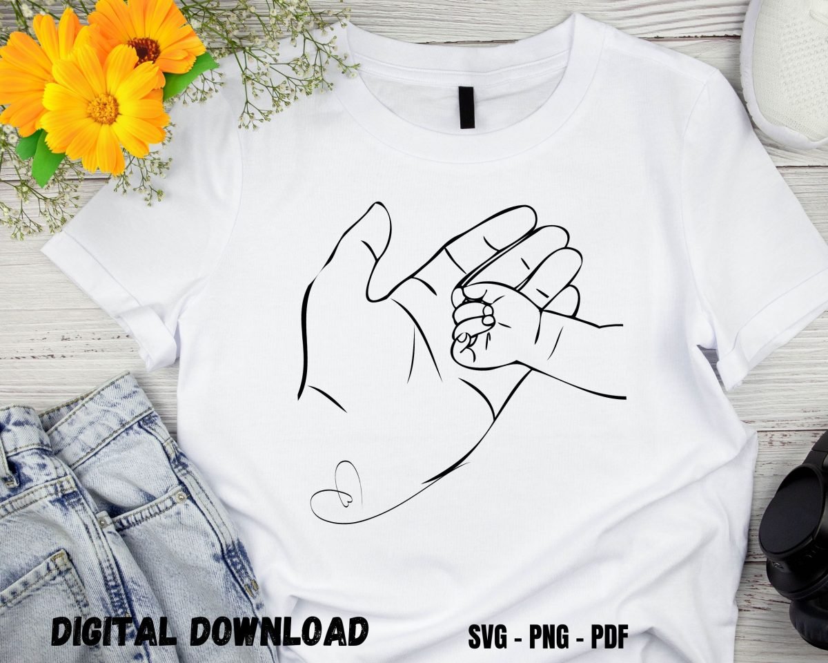 Infant and Dad T-shirt Design Print for kids