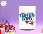 Super Dad Printable Greeting Card