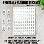 Facial Stickers for Planner