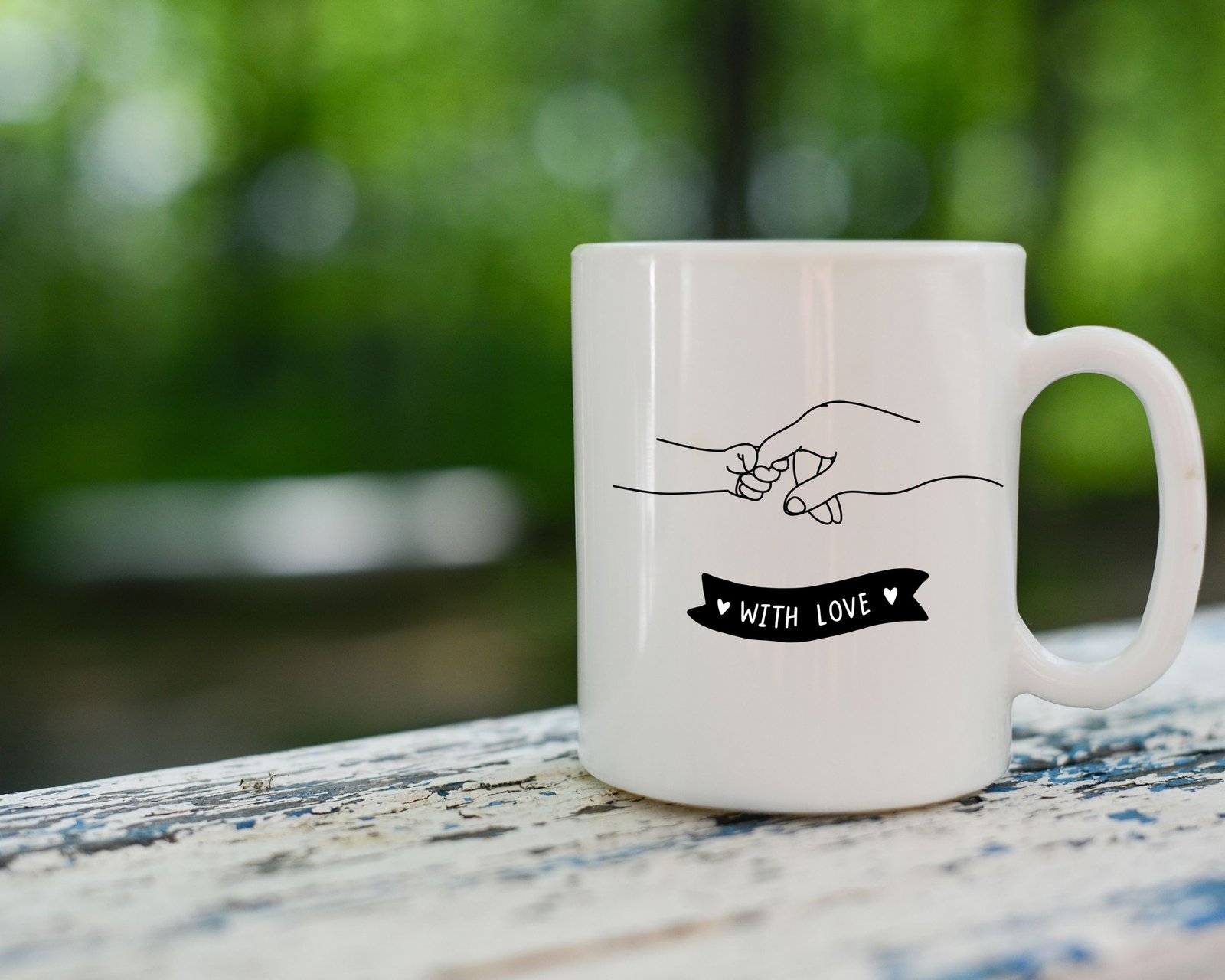 With Love Dad Tshirt Design Print - Image 5