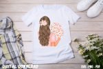 Gorgeous Girly T-shirt Design Print