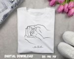 Loveable Handprint Kids T-shirt Design Print