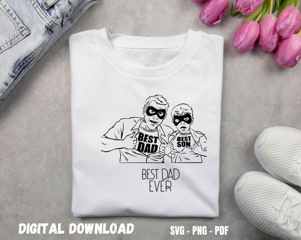 Best Dad Tshirt Design for Kids