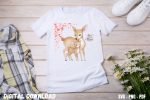 Deer Valentine T-shirt Design Print