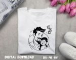 Happy Dad Tshirt Design for Kids
