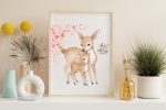 Deer Tshirt Print