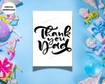 Thank You Dad Greeting Card Print