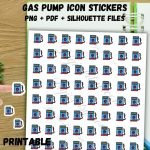 Fuel Printable Planner Stickers