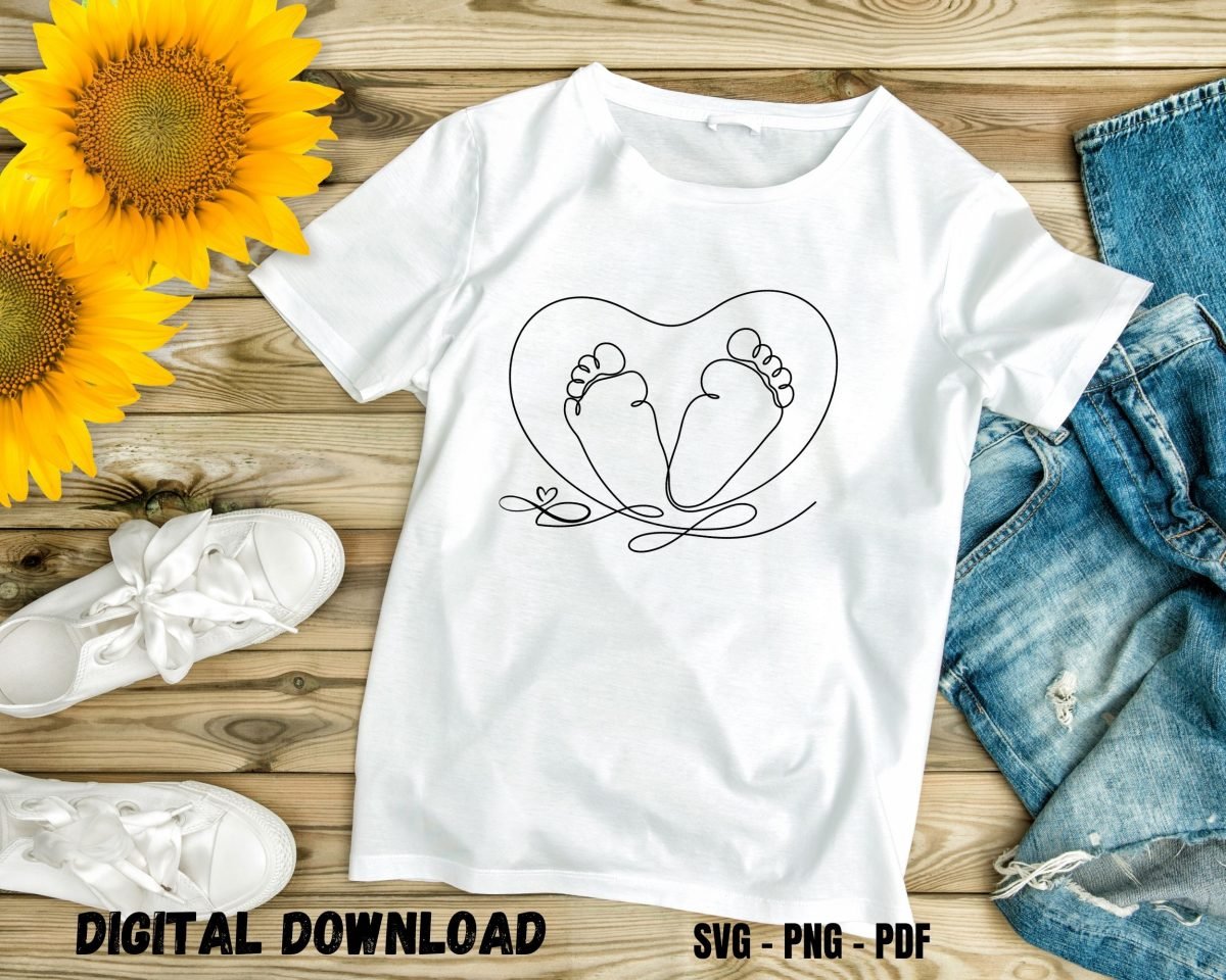Cute Baby Legs T-shirt Print Design