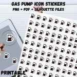 Gas Pump clipart for Planner