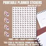 Pedicure sticker for Planner