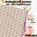Manicure Planner Stickers