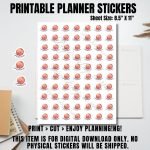 Pedicure Planner Sticker