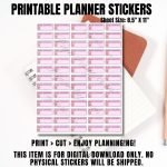 Facial Appointment Planner Sticker