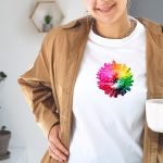 Colorful Splash Floral T-shirt printable Designs