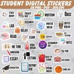 Professional Student Planner PNG Bundle