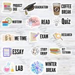 Study Stickers for Student planner