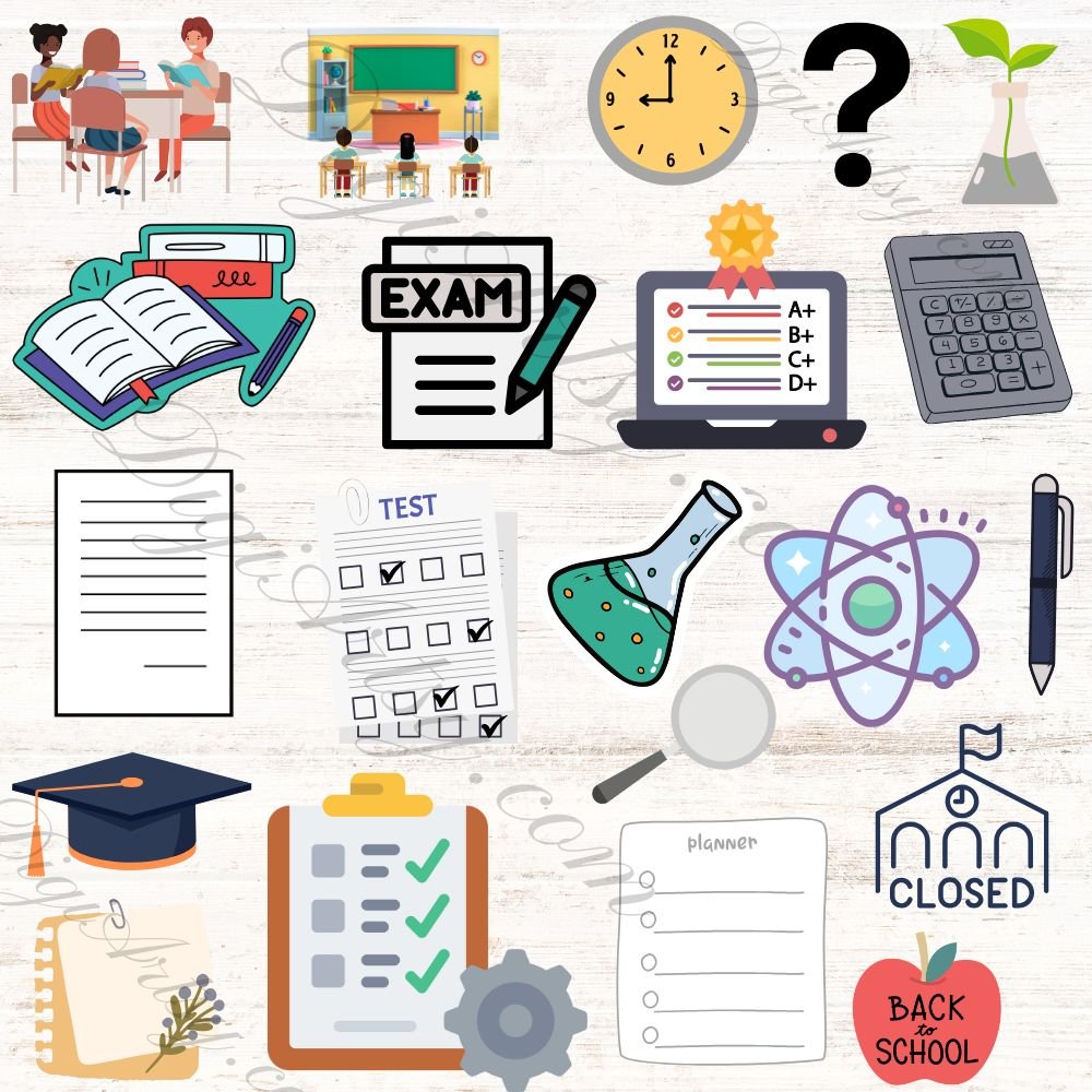 School Digital Stickers