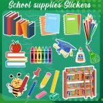 School supplies PNG Bundle