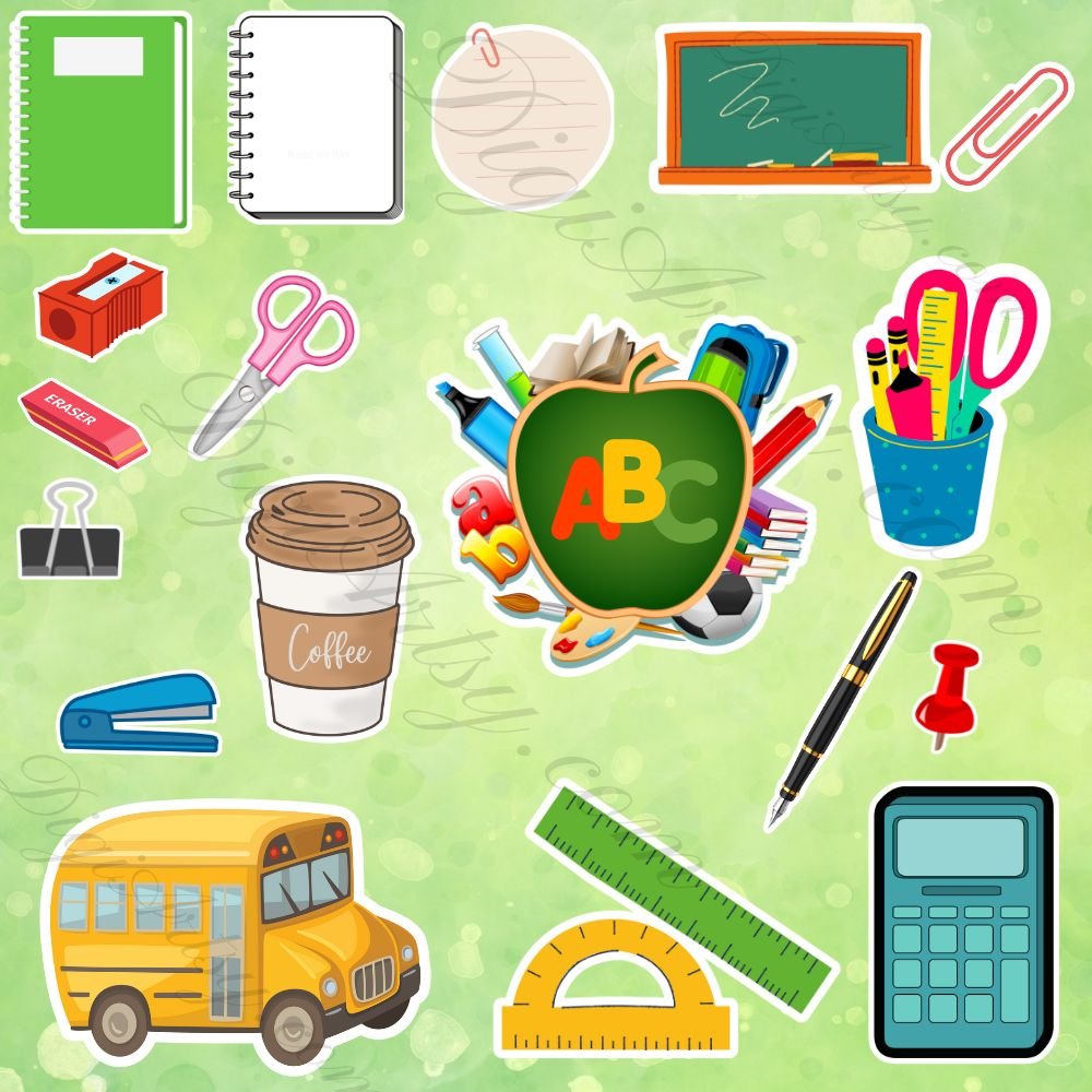 Teacher Digital Sticker PNG