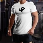 Muscle Man Gym Motivational T-Shirt Design