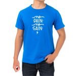 No Pain No Gain Workout Sayings Design Print