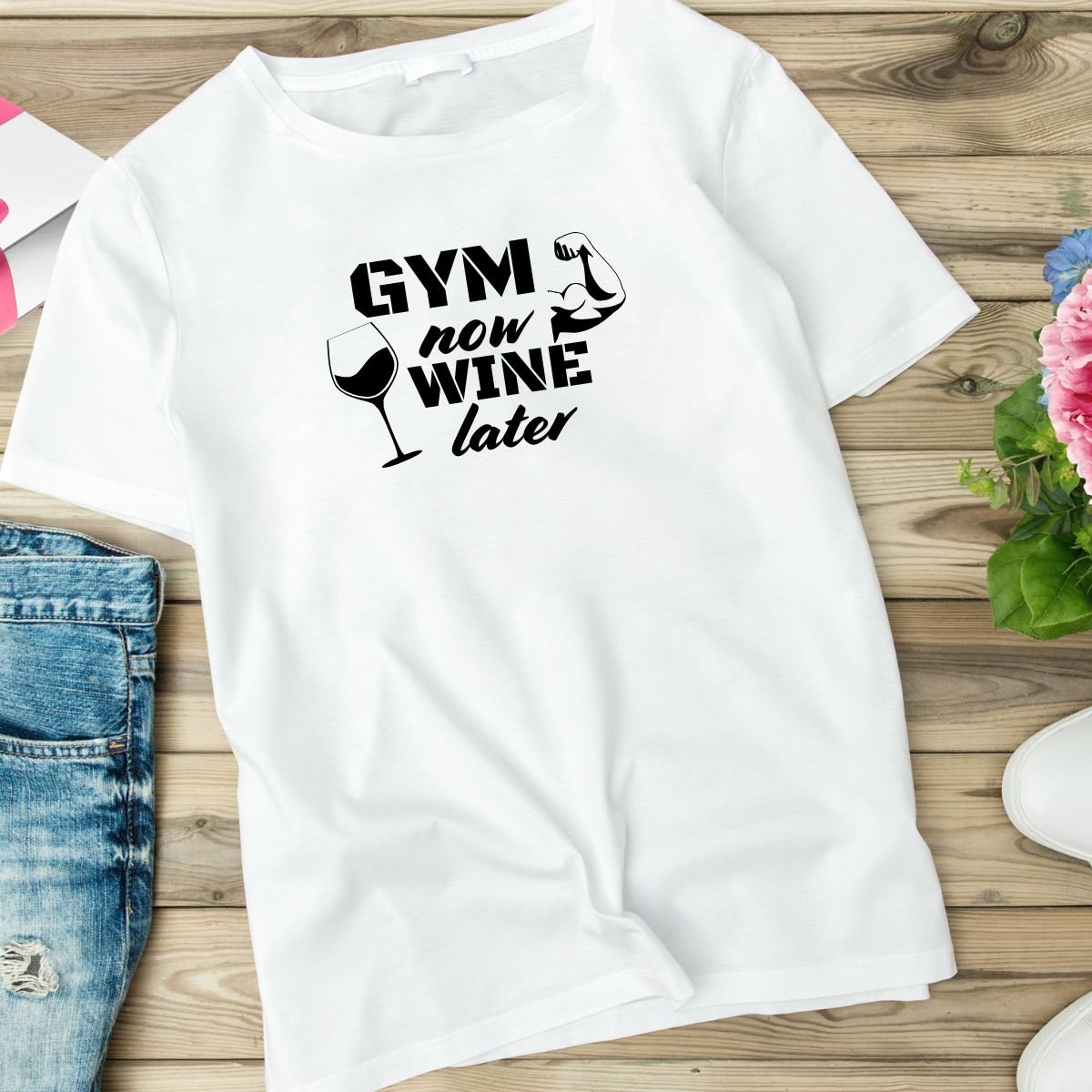 T-shirt Design Print for Gym Lovers