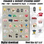 Finance and Budget Planner Stickers